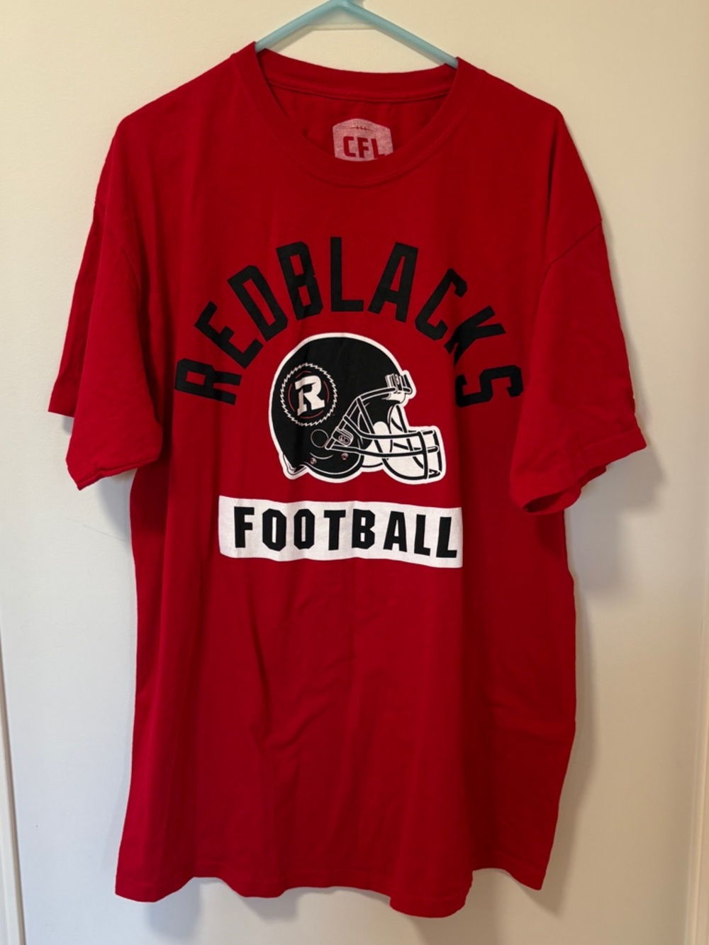 CFL Ottawa Redblacks Football T-Shirt Red Size XL 🏈🏈